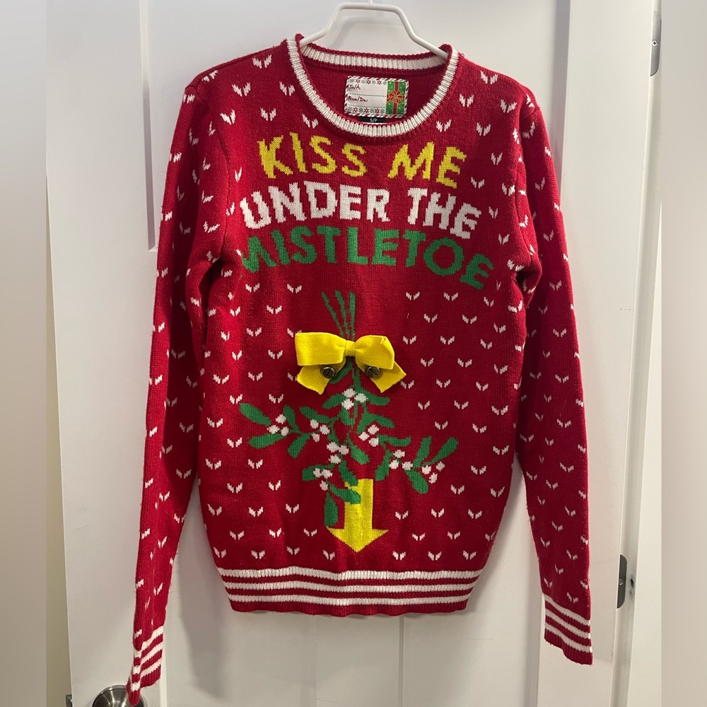 Kiss me under the mistletoe Christmas Sweater